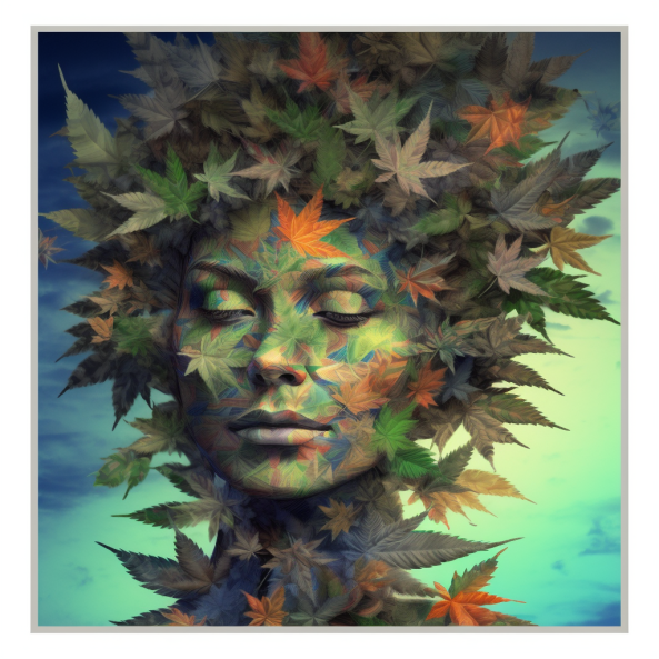 a woman with anxiety and cannabis