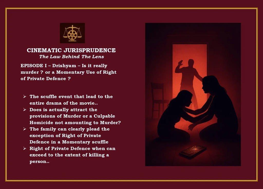Image on Drishyam - Was it Murder or Right of Private Defence Explained