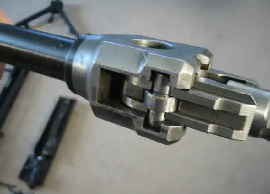 Lauf, Verschlussstück und Verschluss des MG42