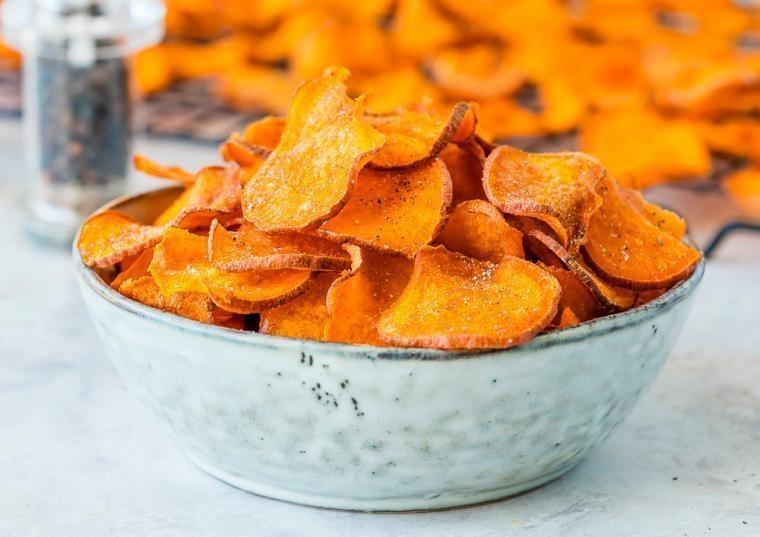 Receita de Chips de Batata-Doce na Airfryer