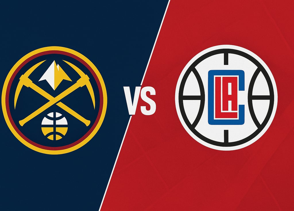 DENVER NUGGETS AT LOS ANGELES