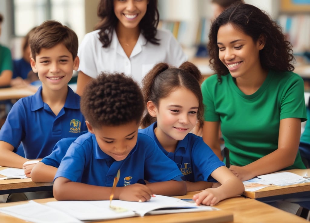 a bird is perched in a pine tree