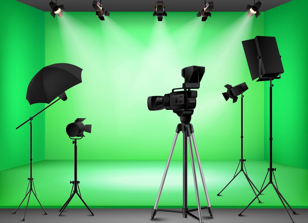 Best Chroma Studio Lighting and Ceiling Grid Setup