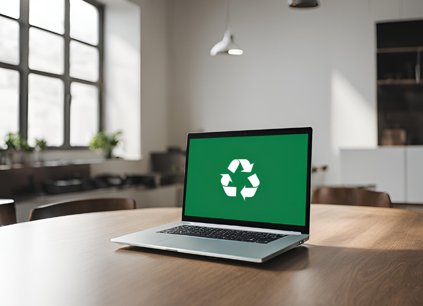 Gliniadur wedi ei ail ddefnyddio. Refurbished laptop