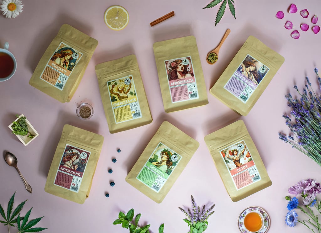 conjunto de infusiones funcionales de cáñamo, Sr. Valley Hemp Foods tea