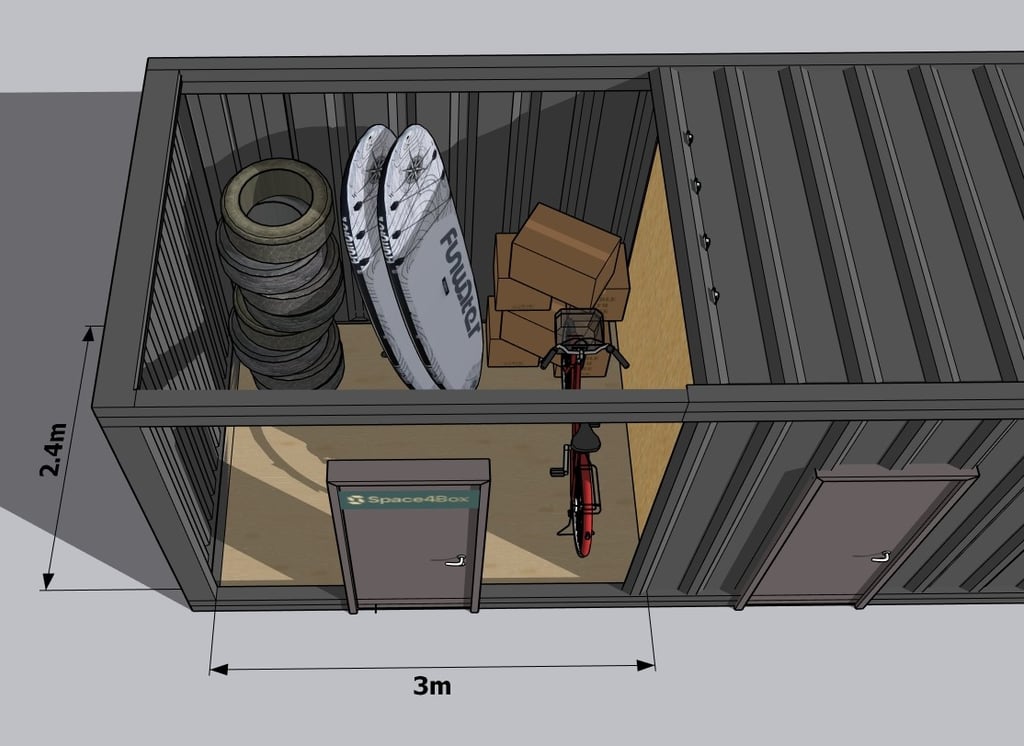 Erdvus self storage sandėliukas Kauno rajone – verslo ir didesniems poreikiams