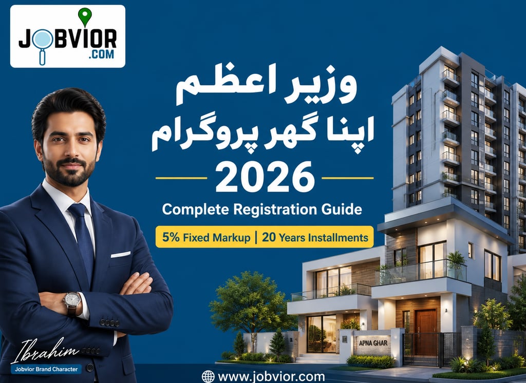 Wazir-e-Azam Apna Ghar Program 2026 Official Poster Jobvior