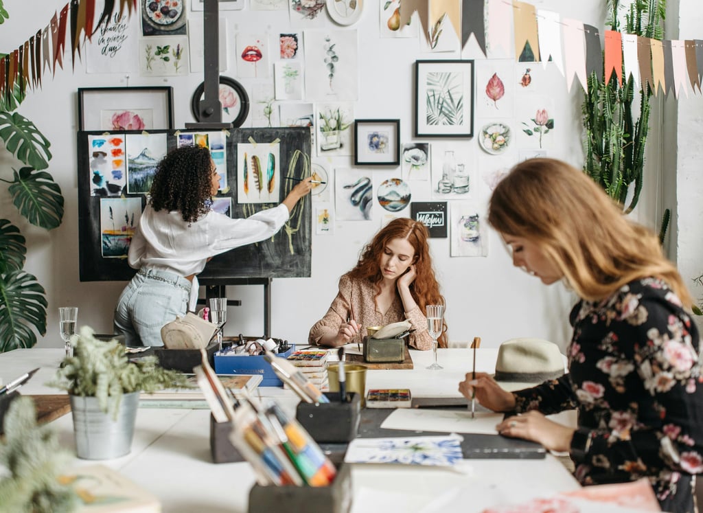 Ambiente criativo, aonde a economia criativa e viva.