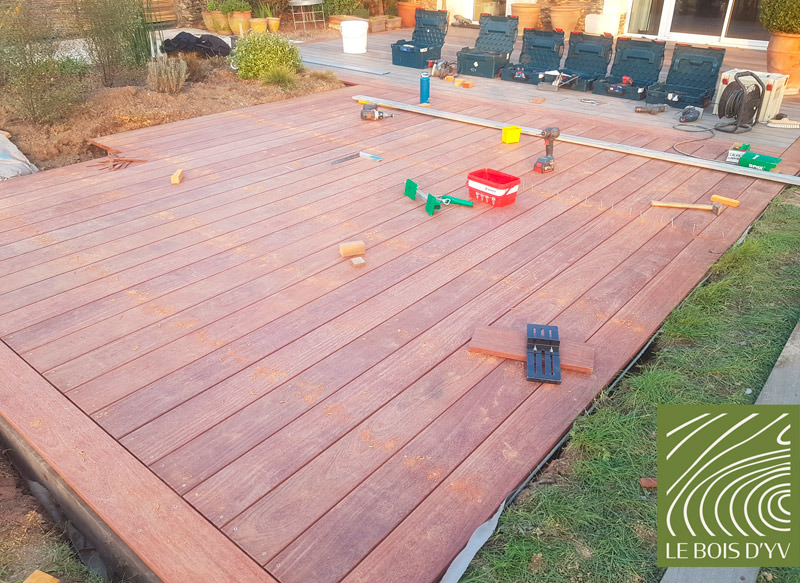terrasse bois en cumaru