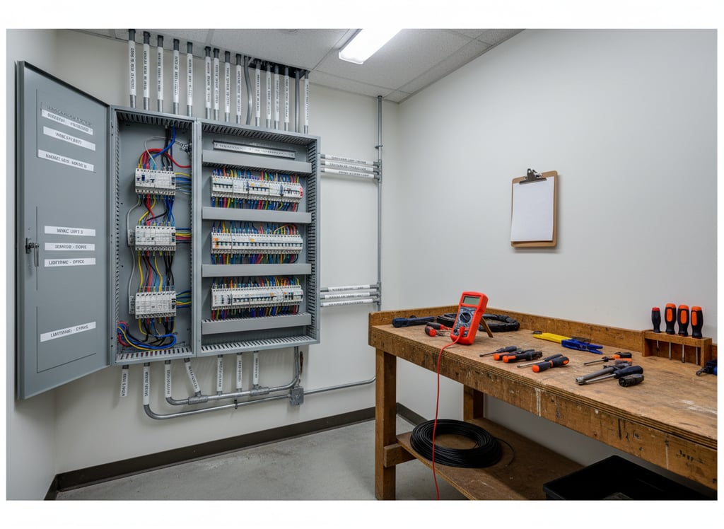 Commercial electrical repairs and maintenance