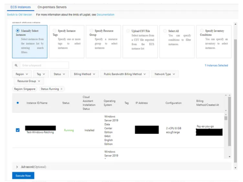 Alibaba Log Service deployment for ECS