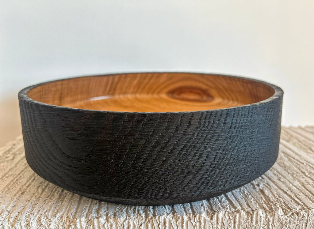 Wabisabi interior design. Wooden bowl. Homeware.