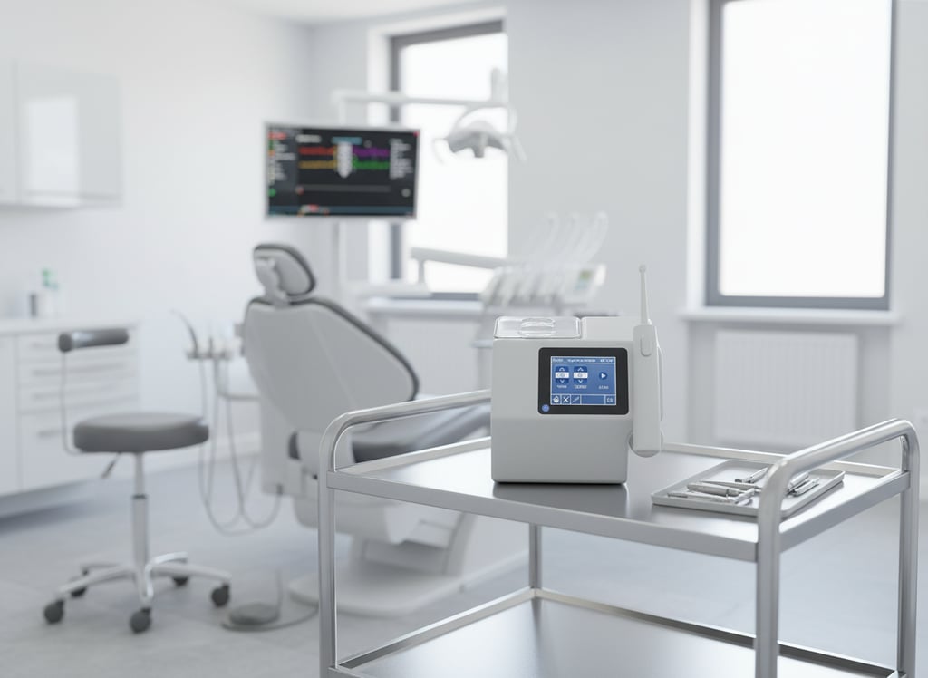 jet dentaire professionnel à l'ozone Aquolab hygiène-precision.com