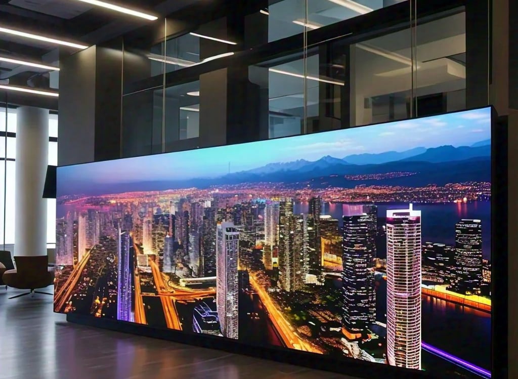 led commercial advertising display screen