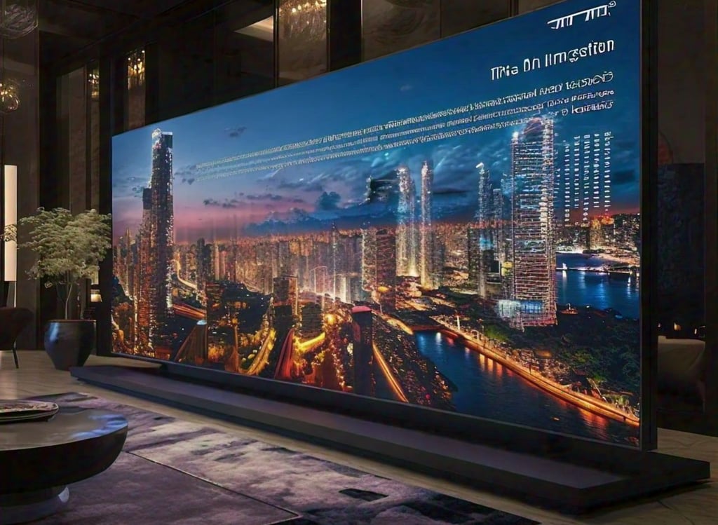 led panel screen indoor