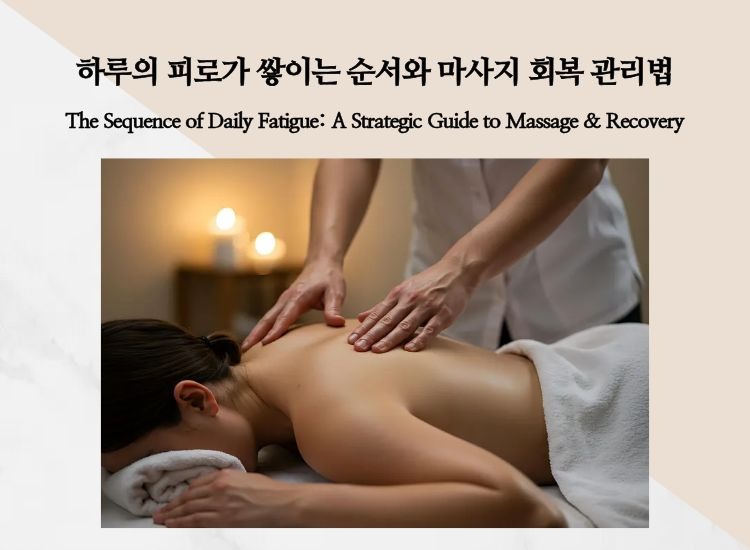 A person receiving a back massage for daily fatigue recovery