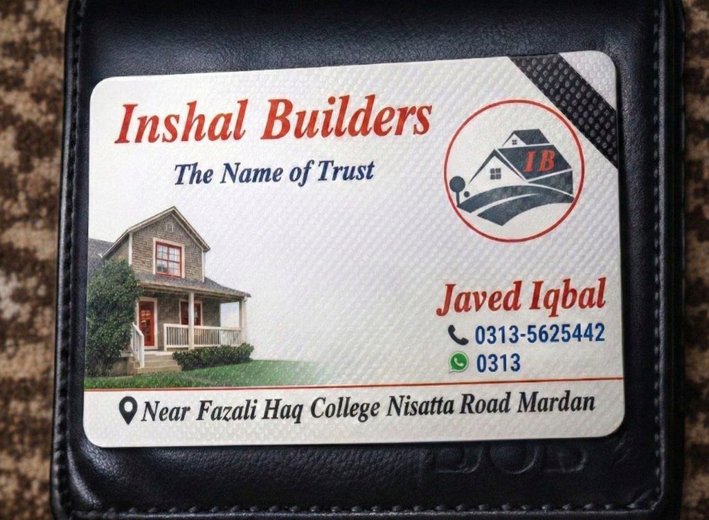 🏗️ Inshall Builders – Trusted Home Construction Experts in Mardan