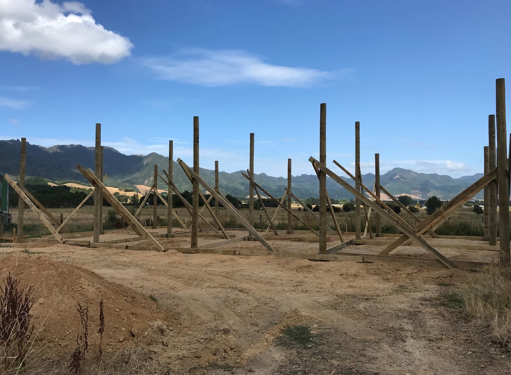 4 bay Garage construction Tauranga NZ