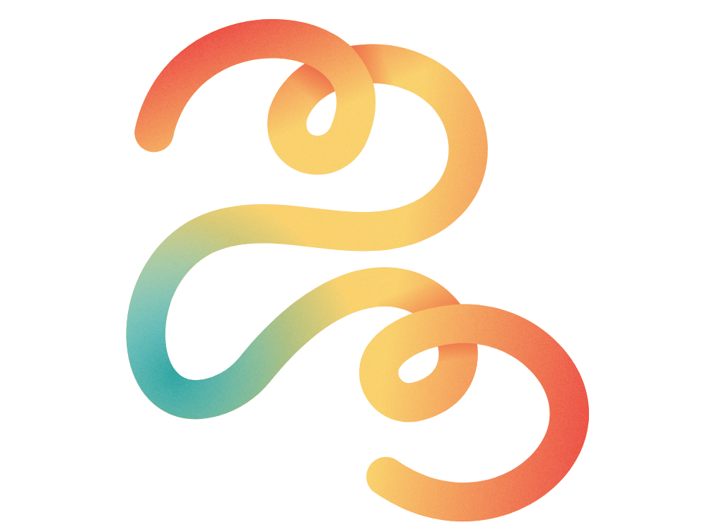 a colorful logo for a company called the letter e