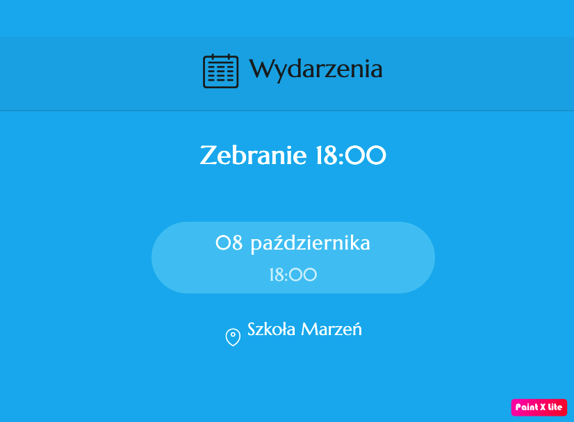 kafelek menu kalendarza