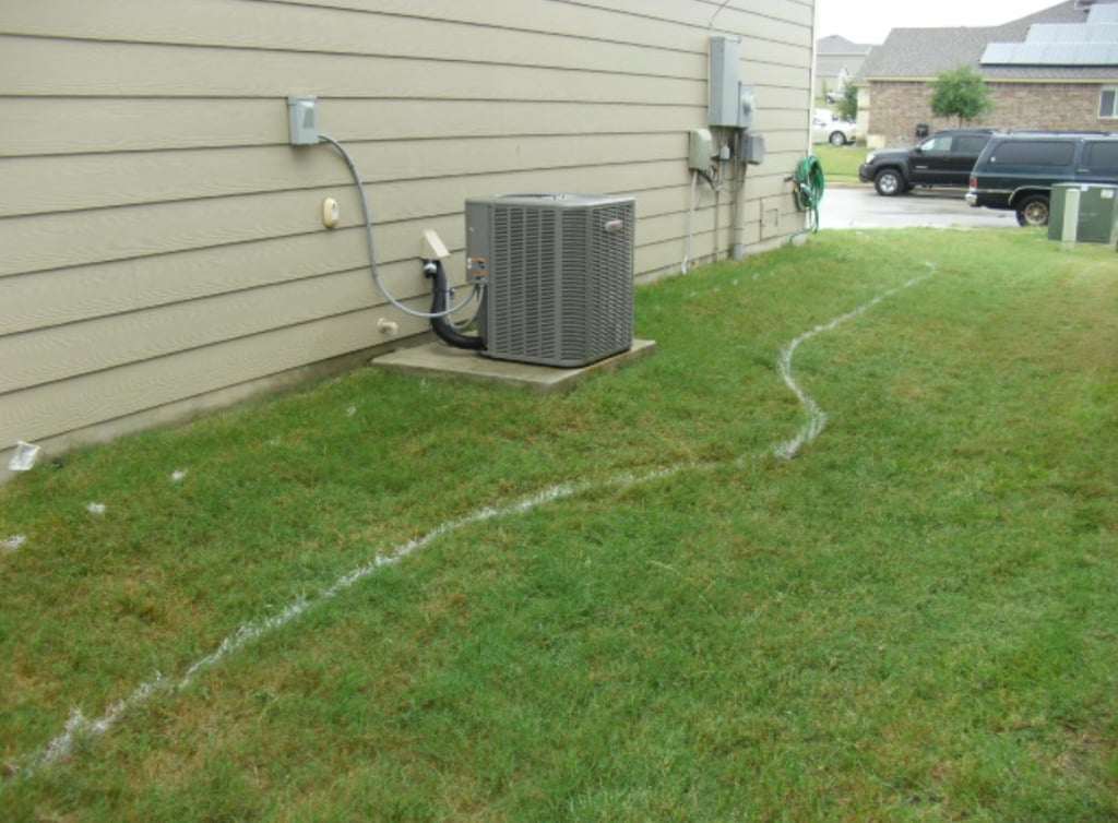 Before decomposed granite walkway 