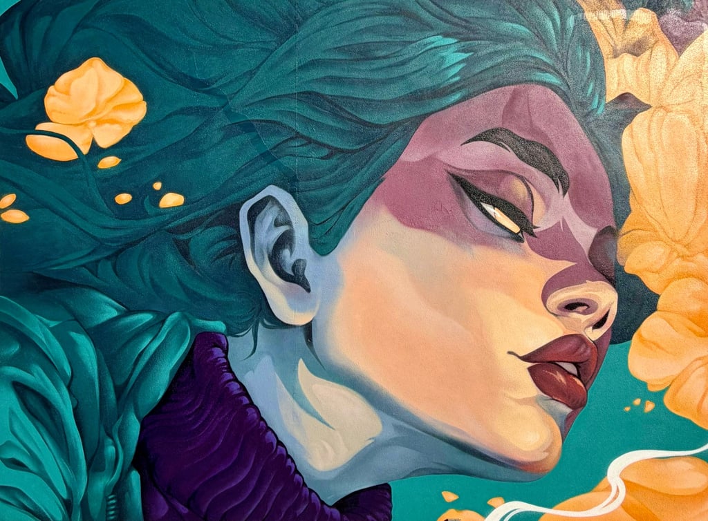 Emerge - arte público en Fort Lauderdale, muralismo, street art, arte urbano por Ona Salvador