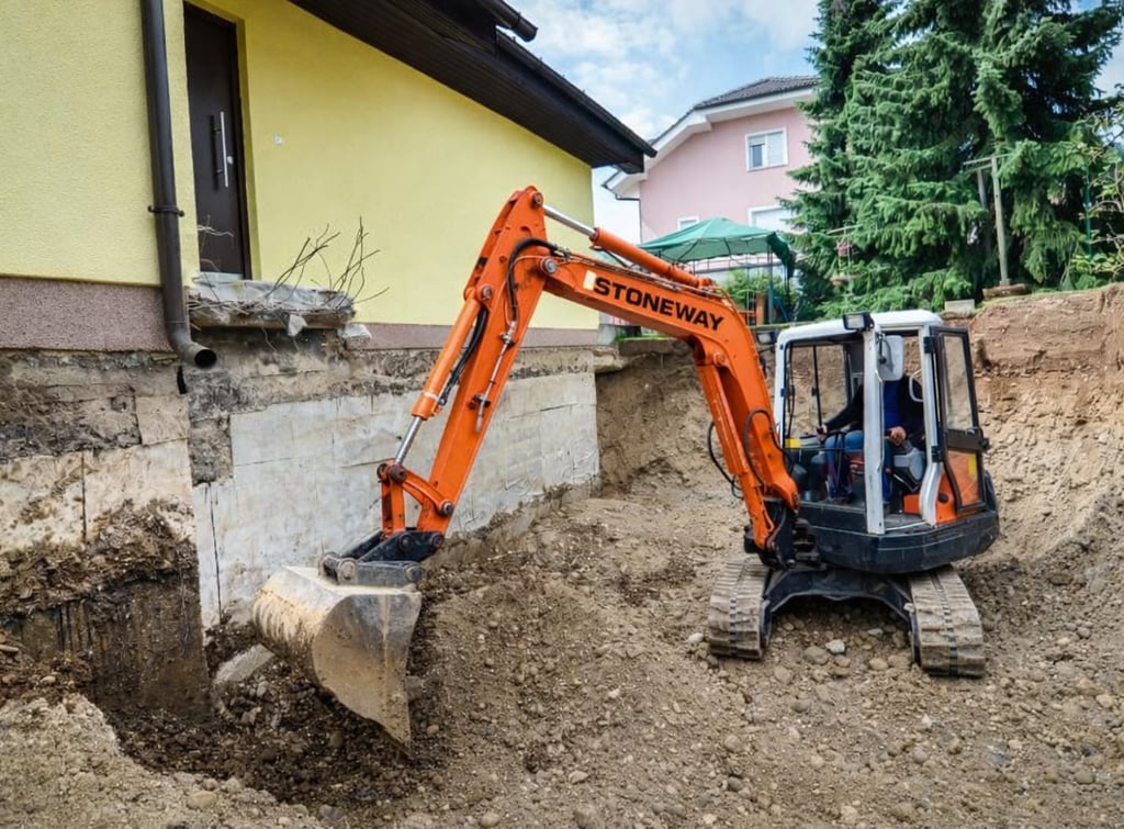 Residential excavation services in West Island Montreal by Stoneway Landscaping