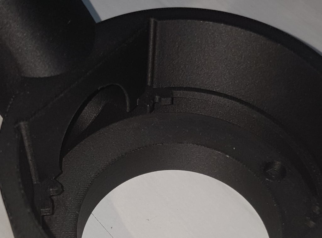 Pièce imprimée en plastique PETG-CF