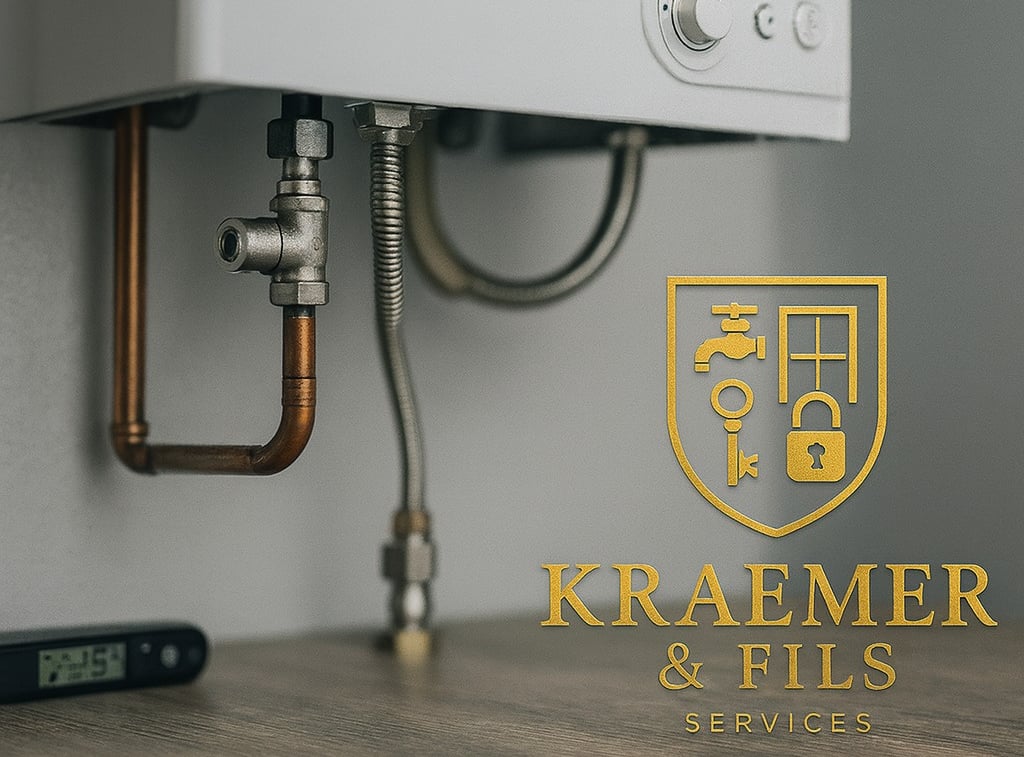 a close up of a gas stove and a clock