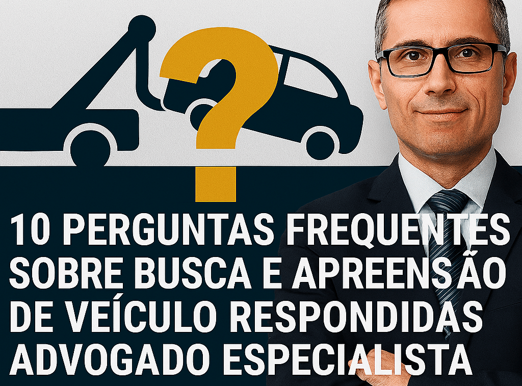 perguntas mais comuns sobre financiamento, defesa e recuperação do bem.