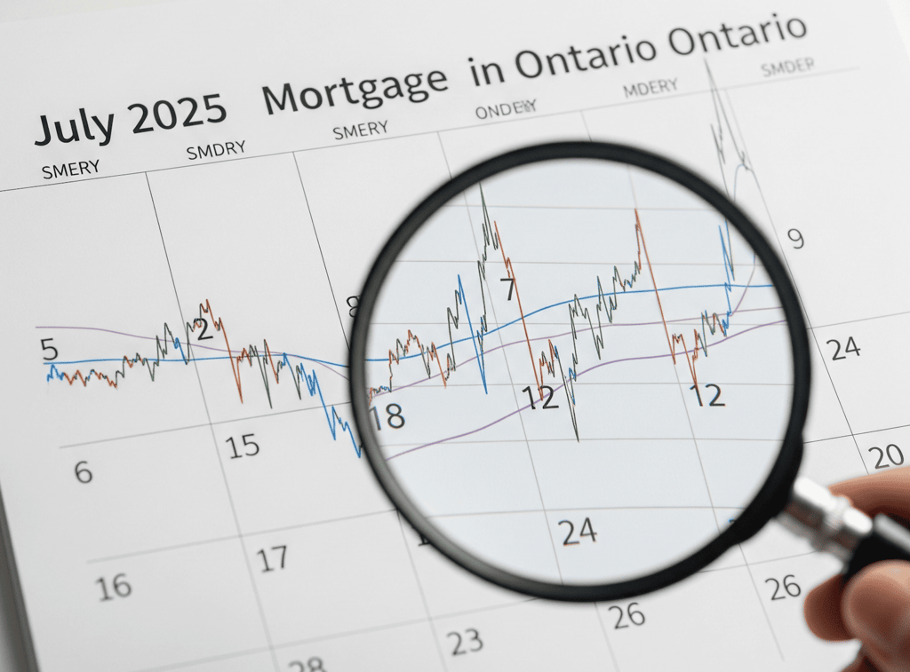 dynamic mortgage rate market in Ontario for July 2025 to inform a smart mortgage renewal decision.