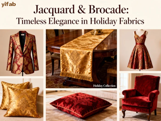 Jacquard & Brocade: Timeless Elegance in Holiday Fabrics