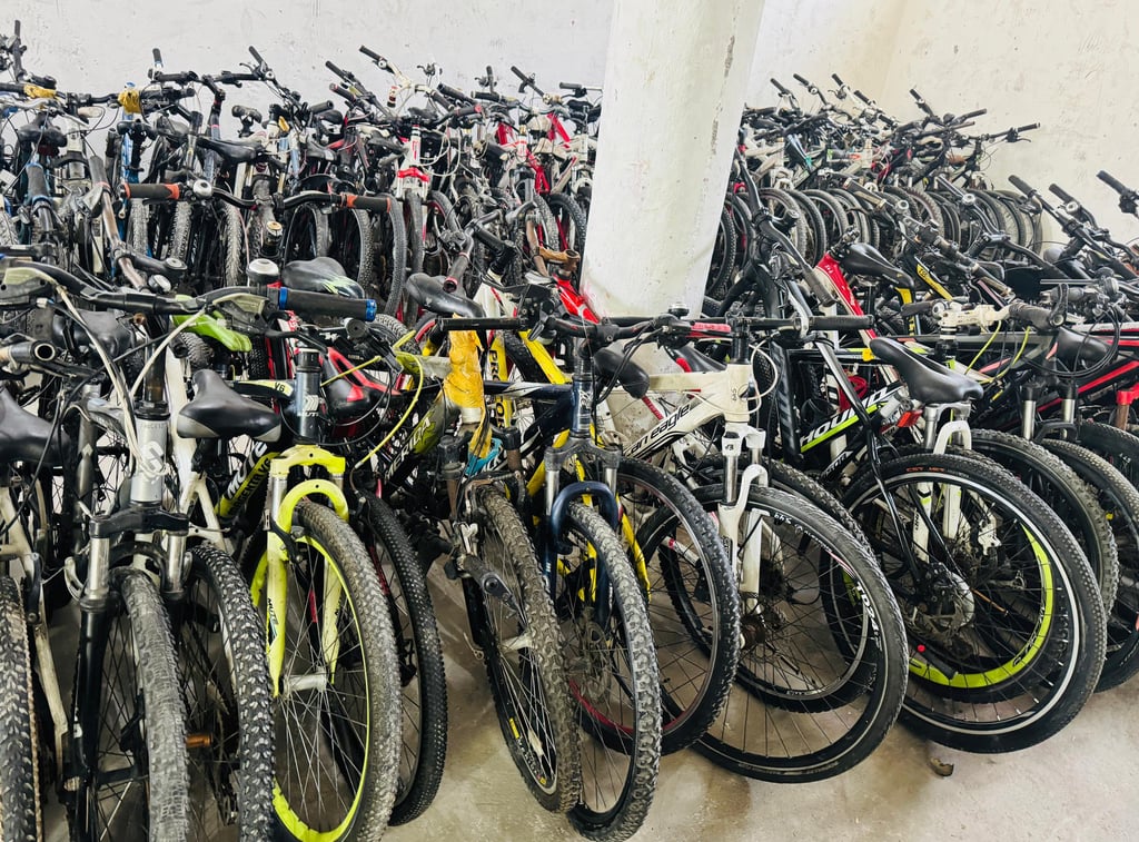 Used bicycles exported by MAJ TRADING CO LTD to Afghanistan from South Korea