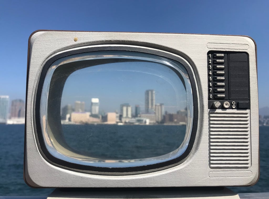 old fashioned television 