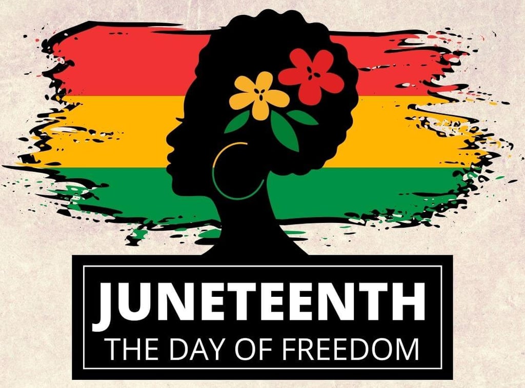 colorful juneteenth image