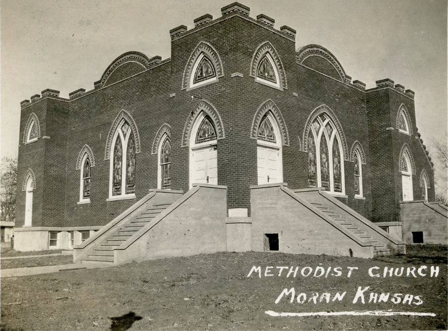 Moran, KS United Methodist Church built in 1914