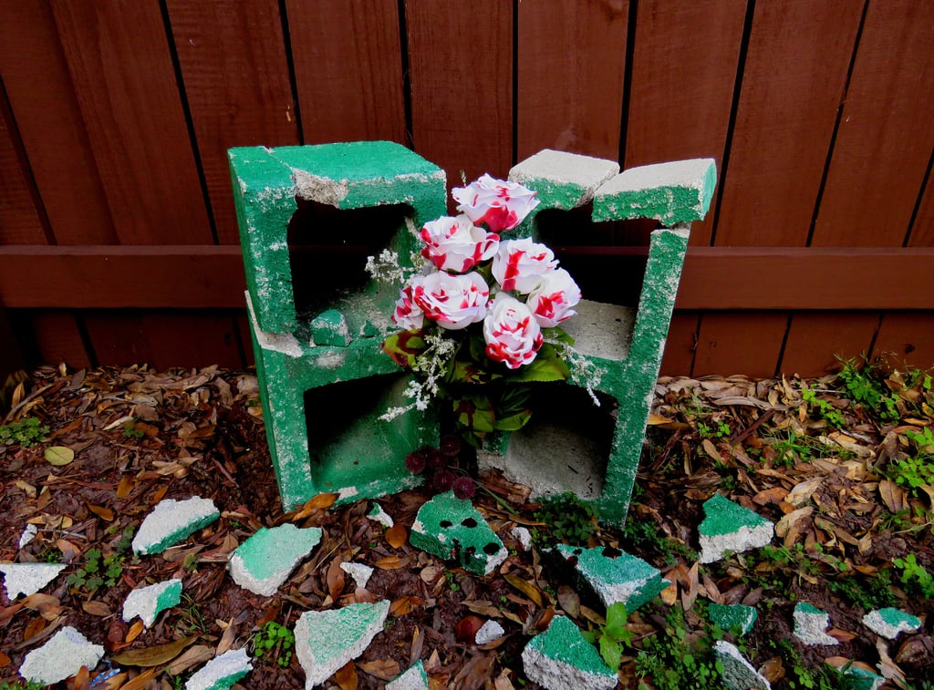 Simping for cinder blocks