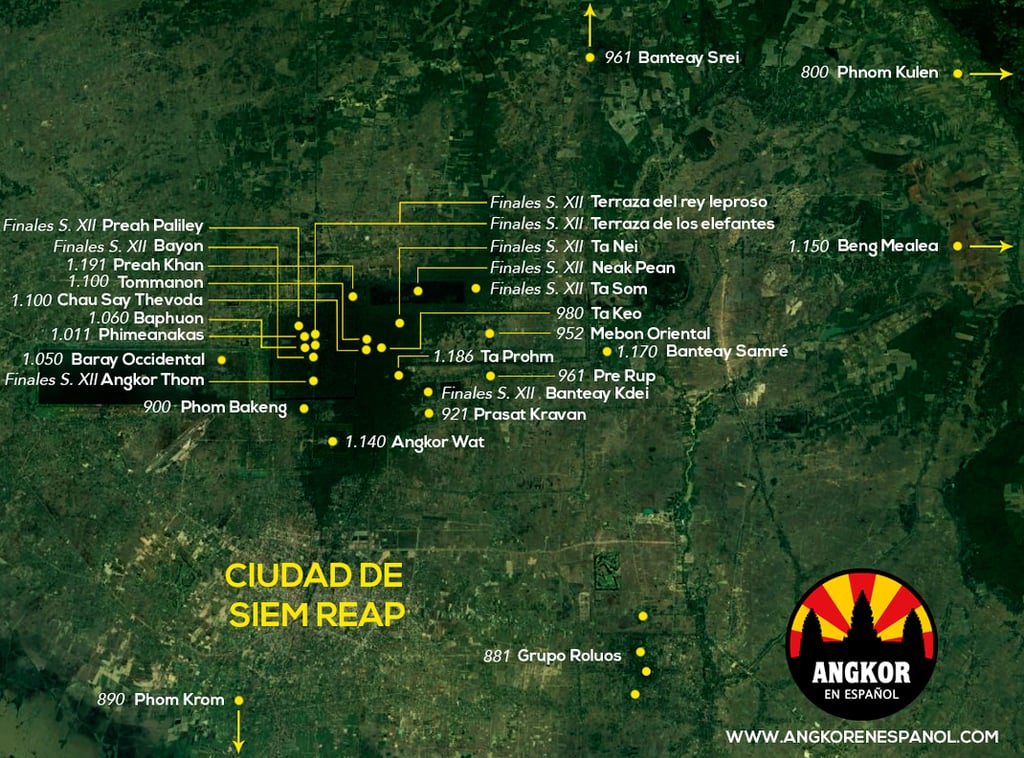 Mapa Angkor