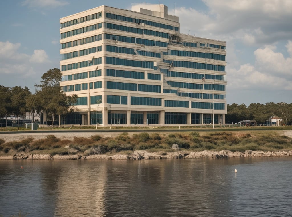 Hospital Structure in Jacksonville perfect for RADAR Imaging of concrete