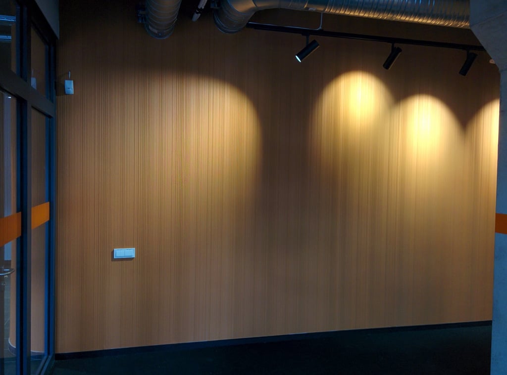 3D efekto sienu danga