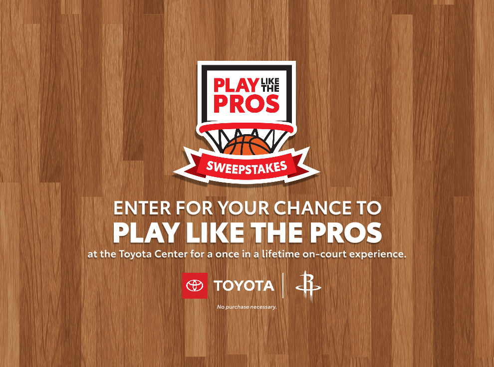 Image of Toyota + Houston Rockets Sweeps Social Posts