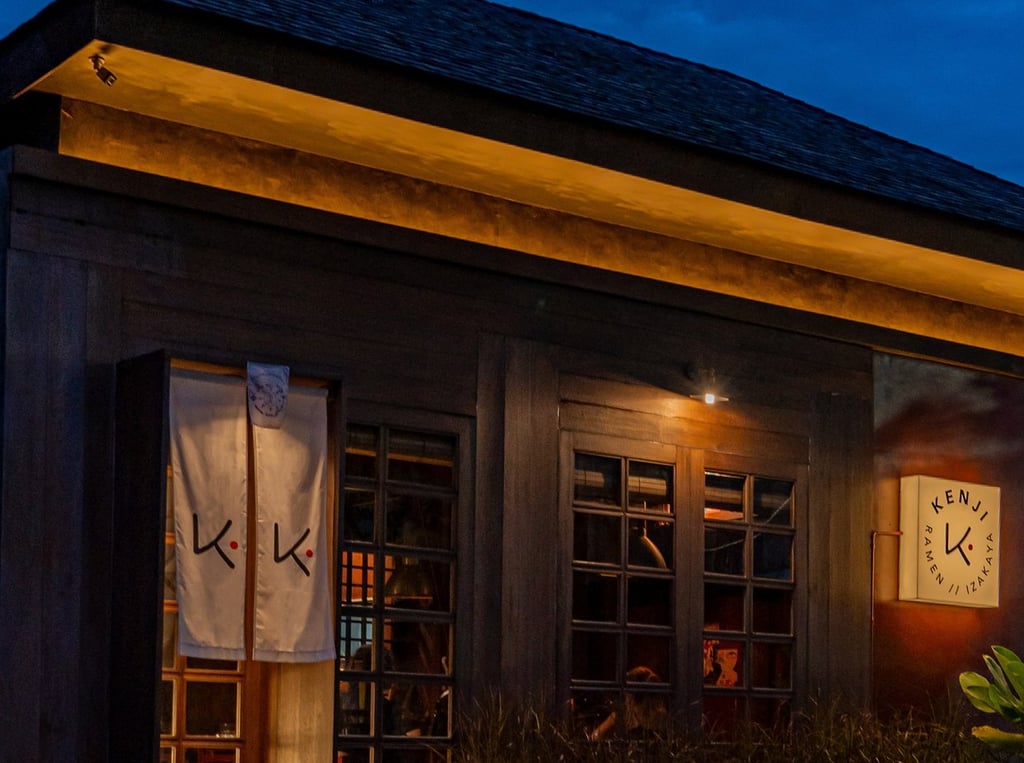 Kenji Ramen Bali dining space - contemporary Japanese restaurant design and ambiance