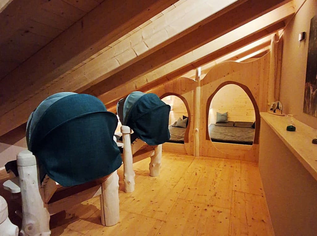 neuer Sauna-Ruhebereich der ERZALM