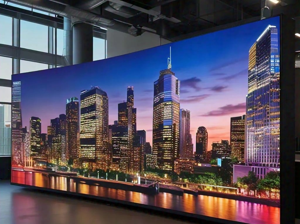 led video panel wall