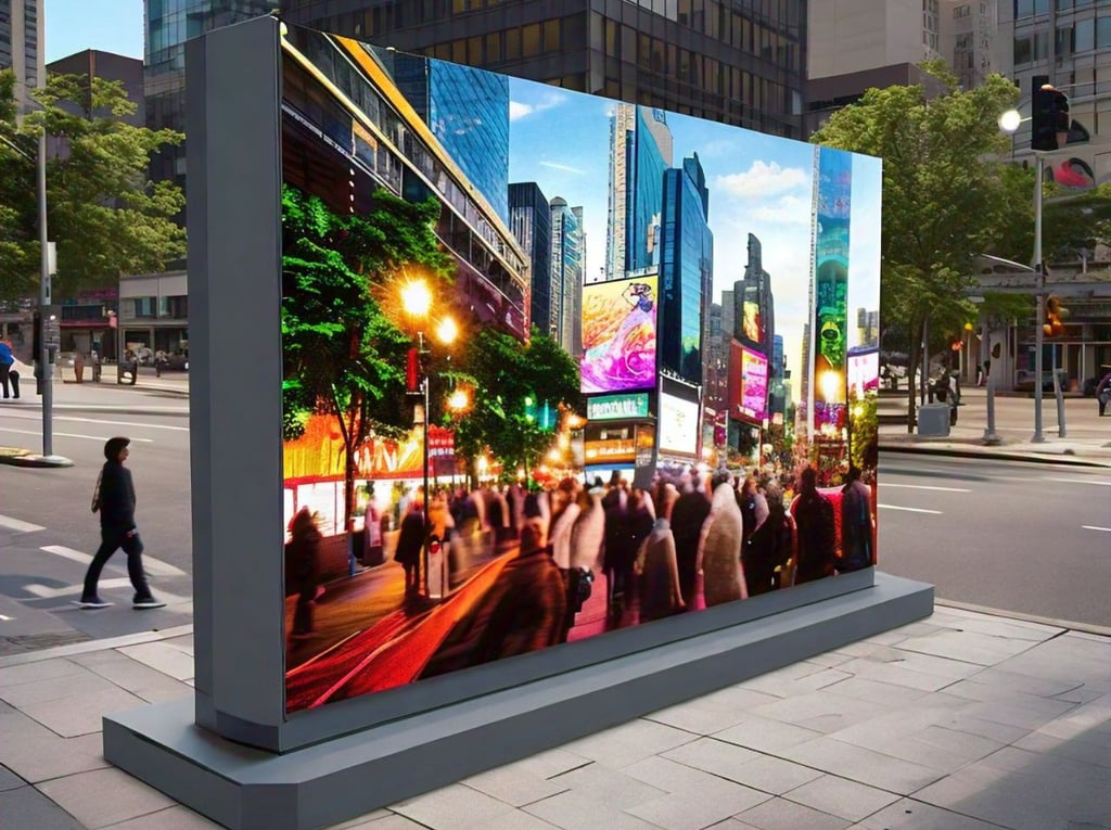 outdoor digital display board price
