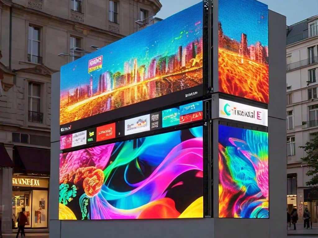 led wall advertising