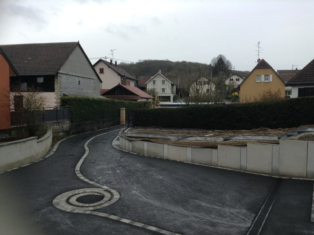 fourniture et pose de murs en béton lisse à illzach