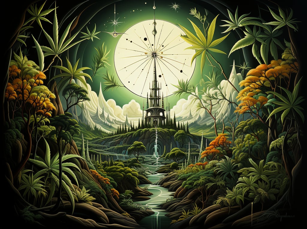 ai artwork cannabis themed