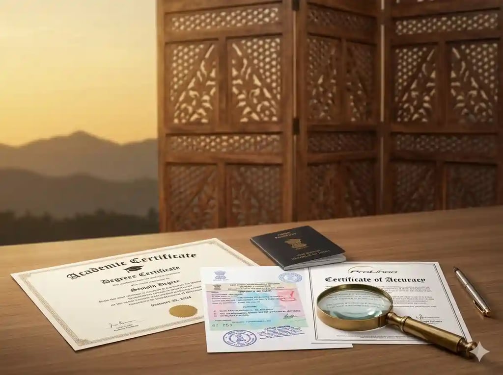 Certified Translation in Saharanpur