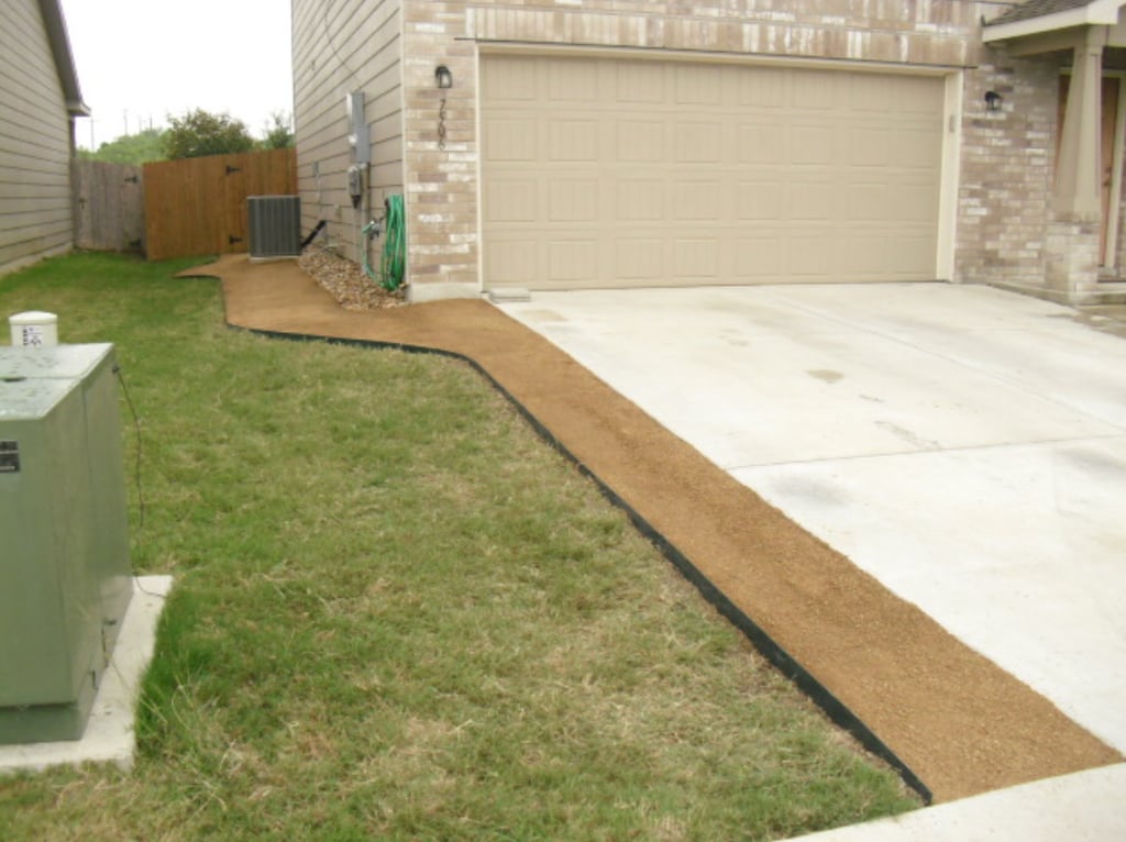 completed decomposed granite walkway 